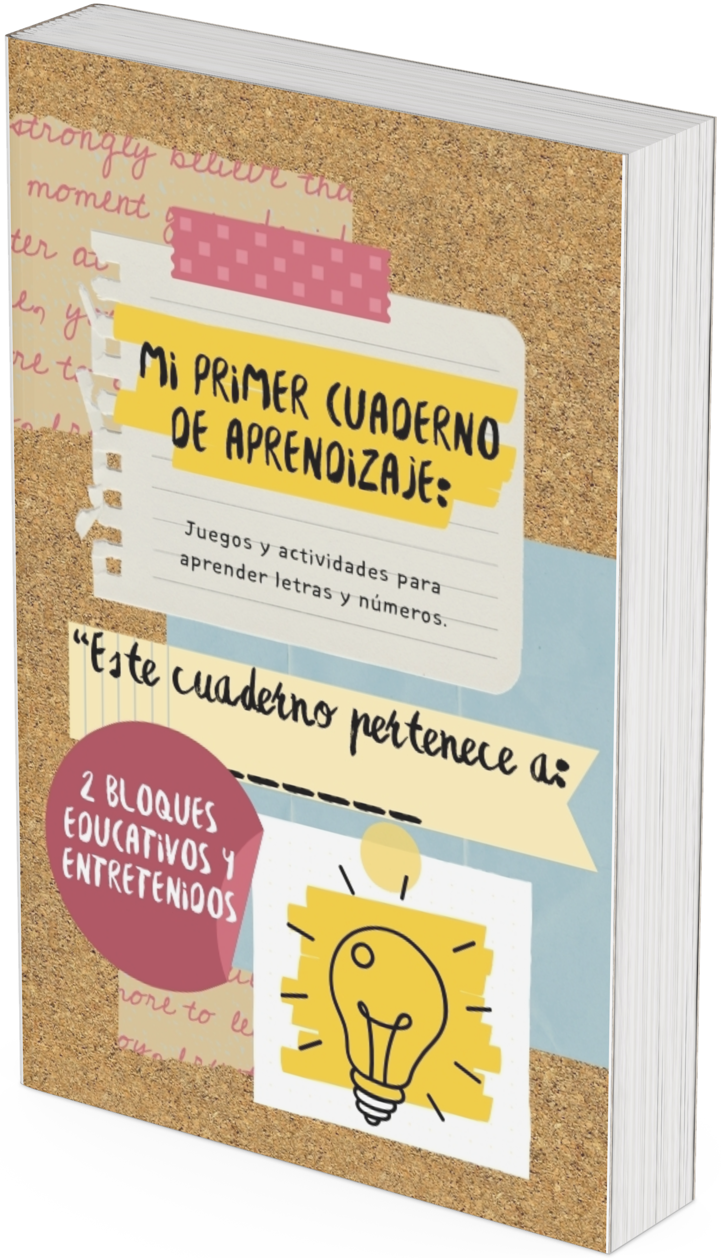 Mi Primer Cuaderno de Aprendizaje: Letras y Números
